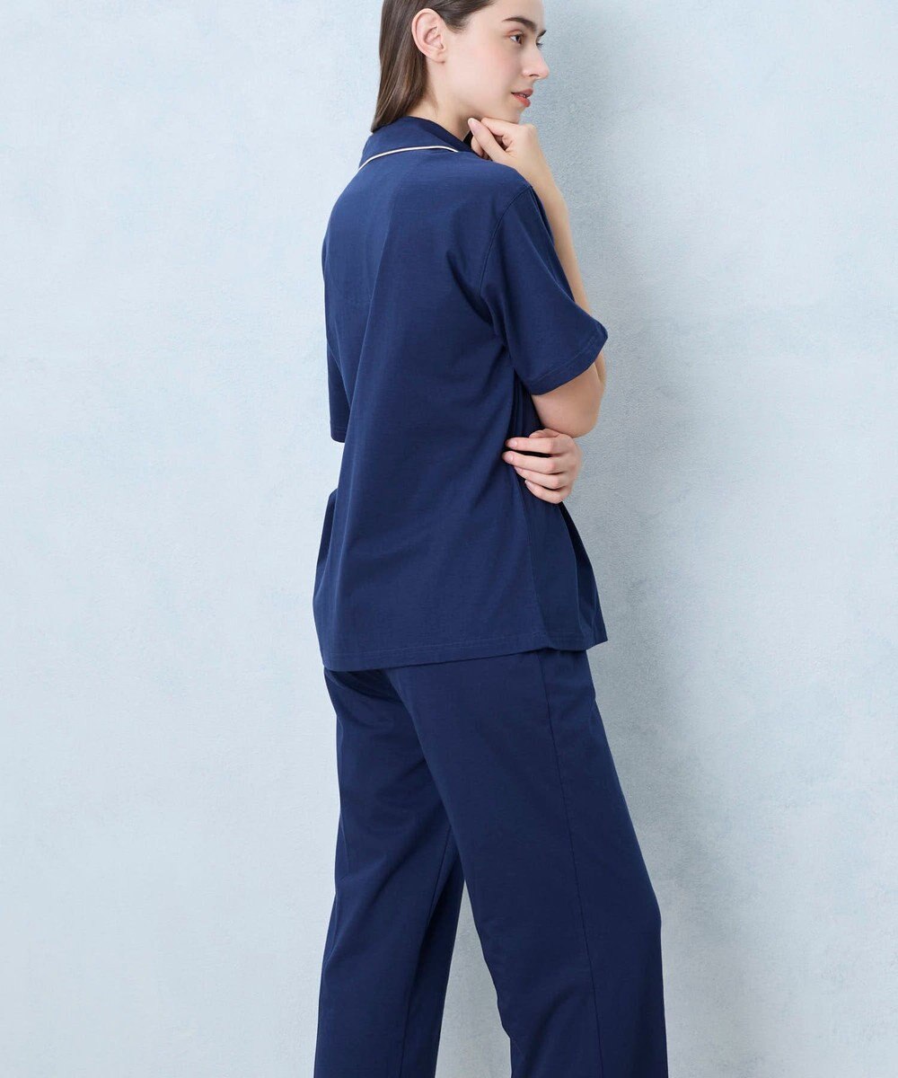 une nana cool 【綿100％】40ハイゲージ天竺半袖パジャマ MADE WITH LIBERTY FABRIC 