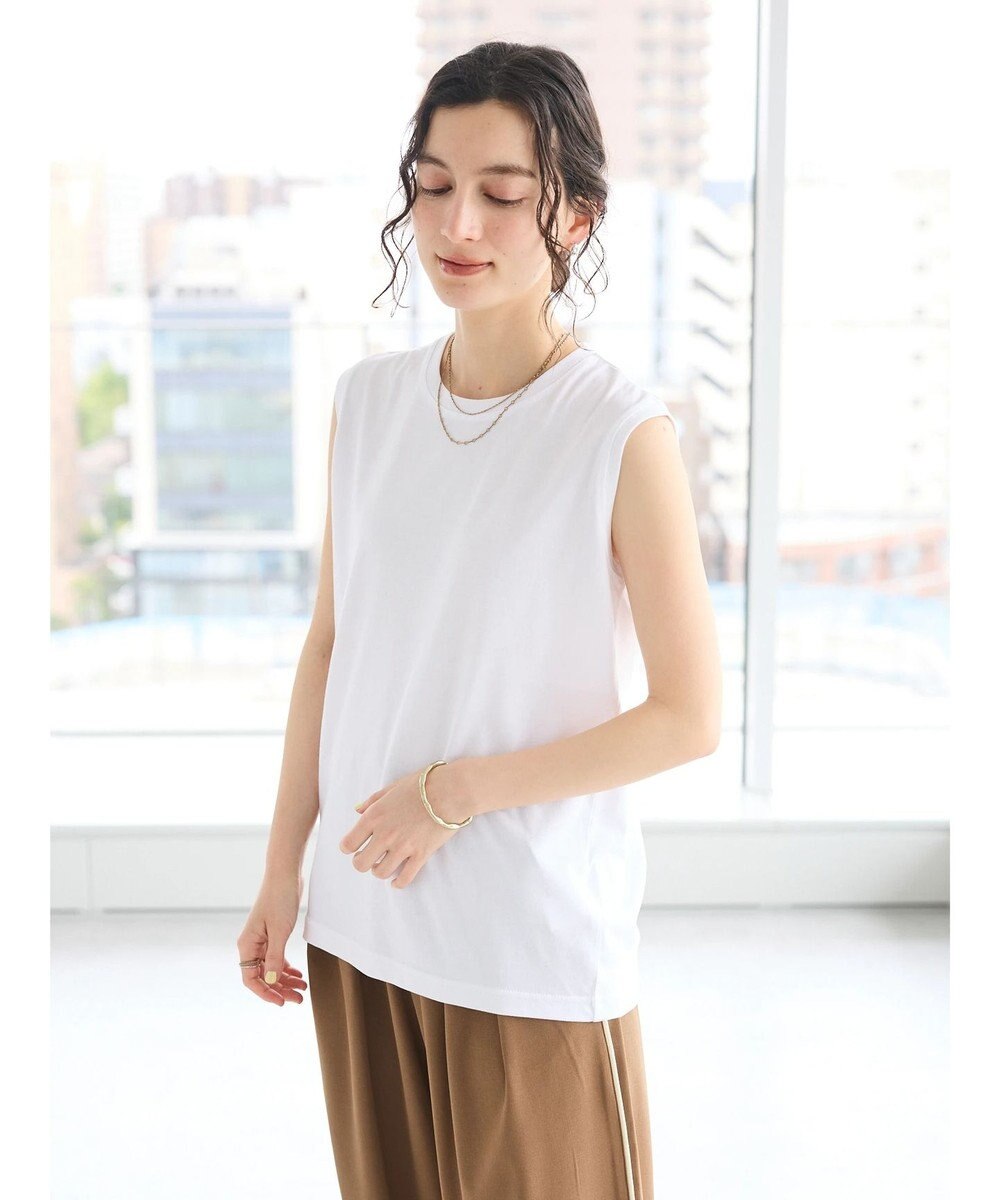 CRAFT STANDARD BOUTIQUE バイオ天竺ノースリタンク 