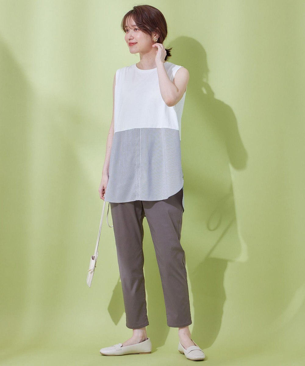 ANY L 【ウエストゴム/ストレッチ】大人の７daysデイリーパンツ 