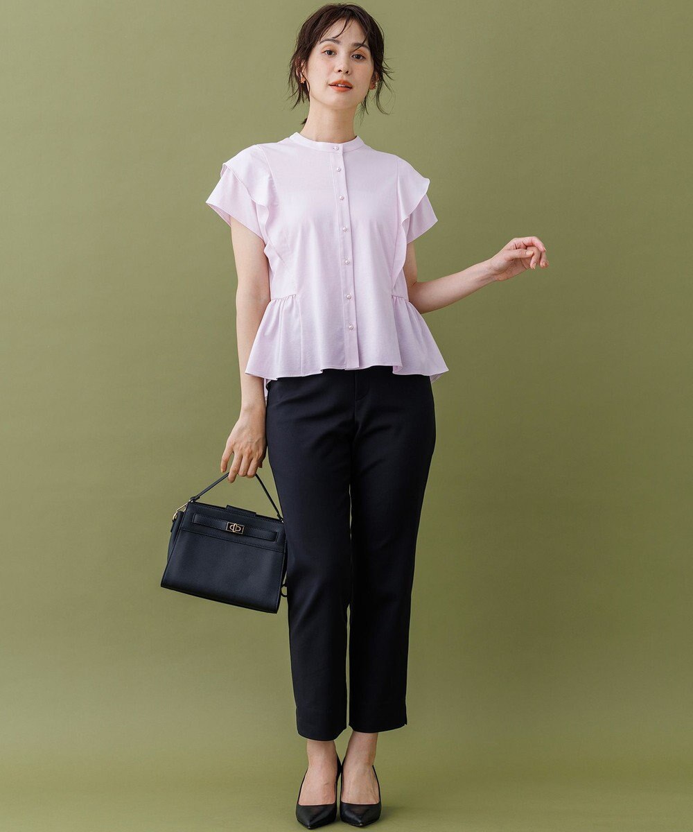 組曲 【加藤ローサさん着用】ベルトデザインスクエアショルダーバッグ 
