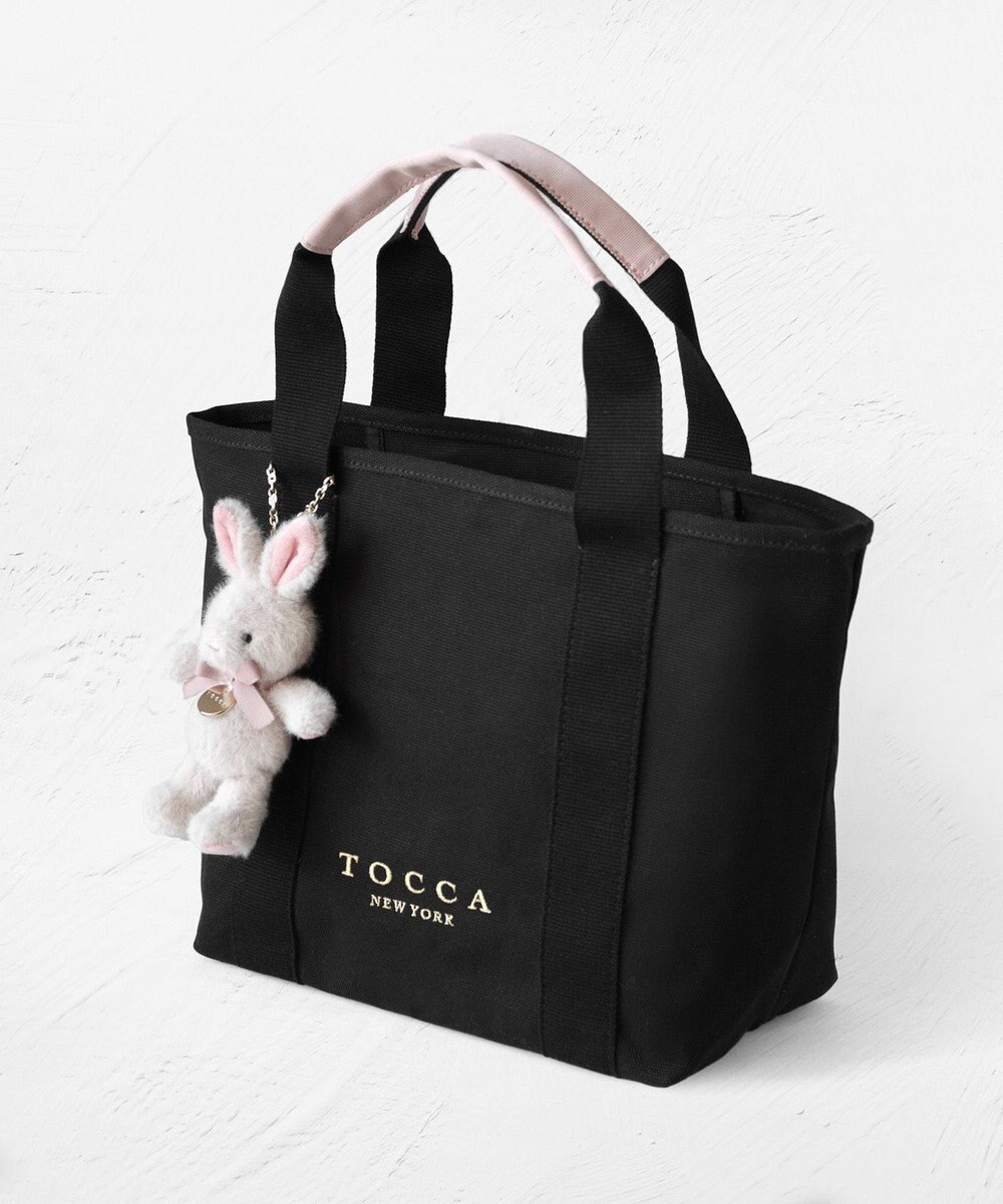 TOCCA 【ぬいぐるみチャーム付き】TOCCA AMICO CANVAS TOTE キャンバストート 