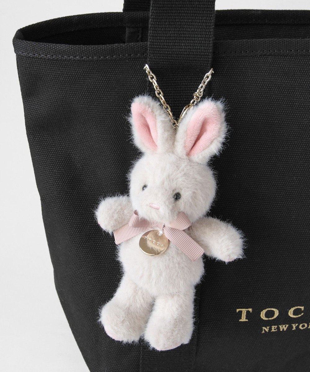 TOCCA 【ぬいぐるみチャーム付き】TOCCA AMICO CANVAS TOTE キャンバストート 