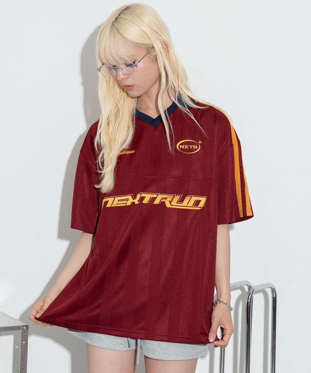 WEGO 【ユニセックス着用ITEM/MLサイズ展開】ラインゲームロゴT（SS） 