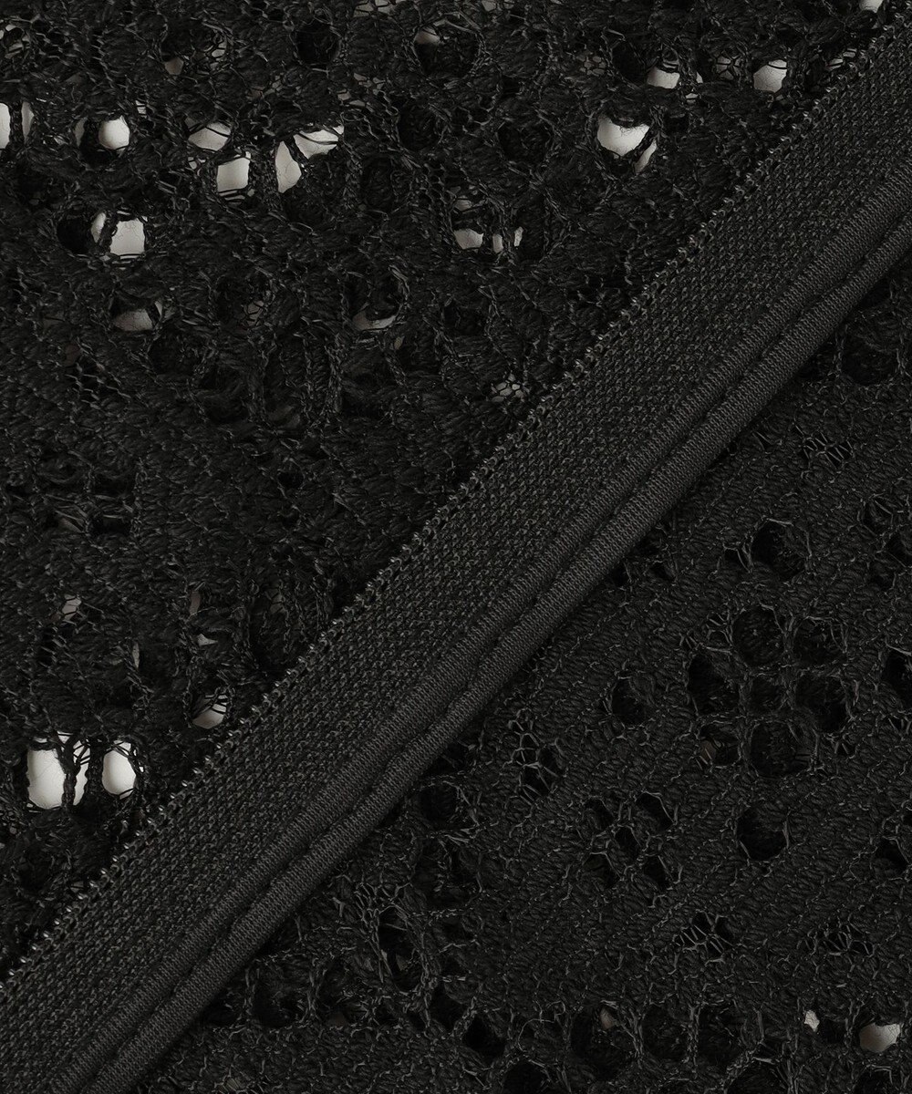 自由区 【WEB限定・1枚で華やぐ・旬スタイル】テクスチャーレーシージップ パーカー 