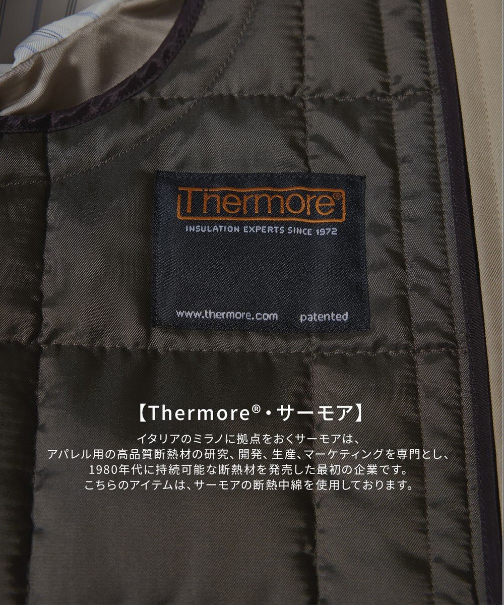 J.PRESS MEN 3シーズン対応【定番】コンパクトスピンギャバジン ステンカラーコート_25年モデル 