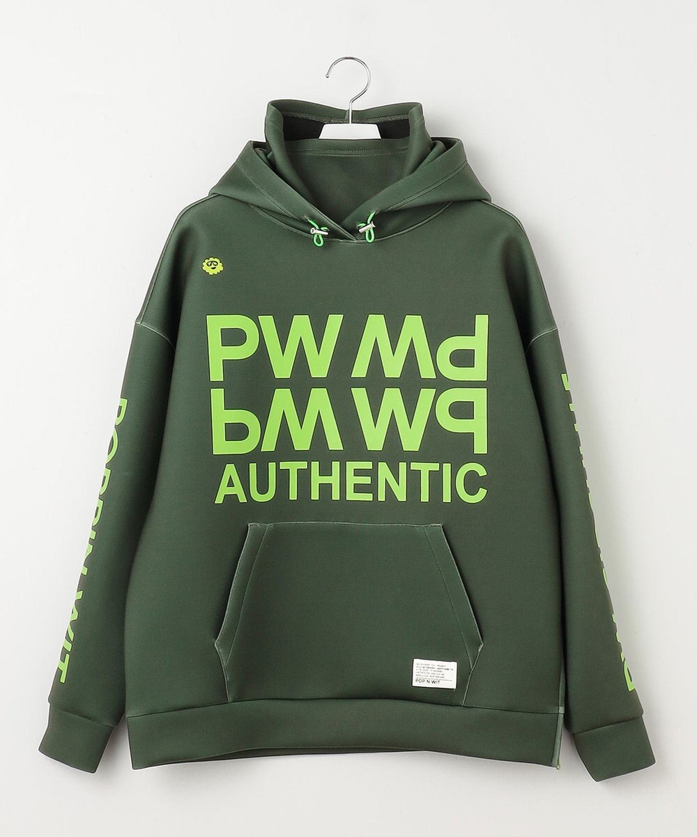 PW CIRCULUS 【NEWデザイン】【MEN】 LOGO graphic  デタッチャブルフーディー 