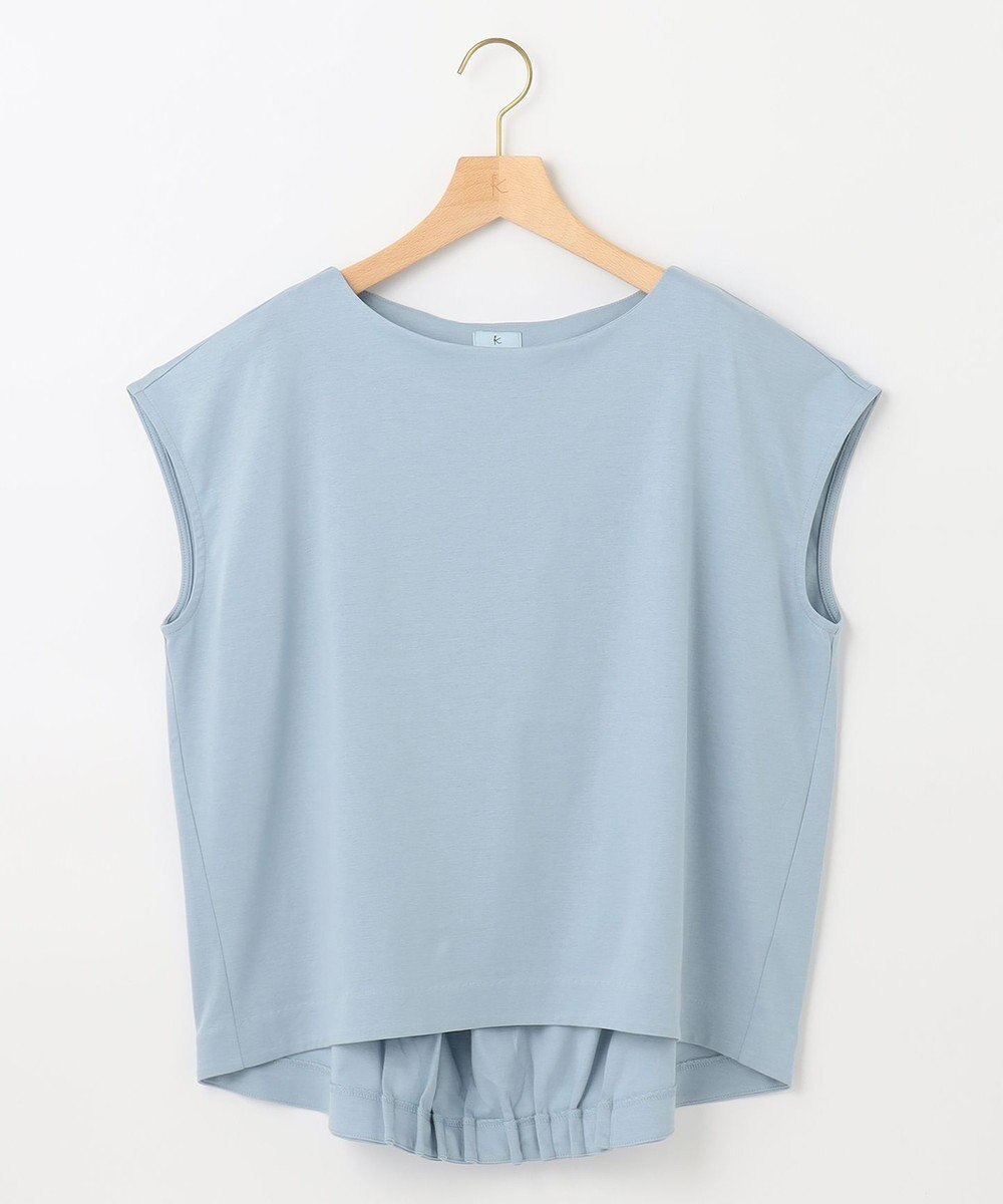 組曲 L 【WEB限定】シルケットポンチフレンチスリーブ カットソー 