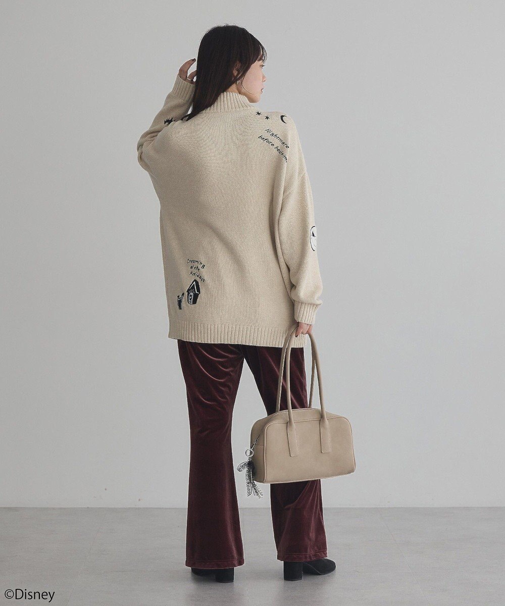 earth music&ecology ナイトメア／ダブルジップニットカーディガン 