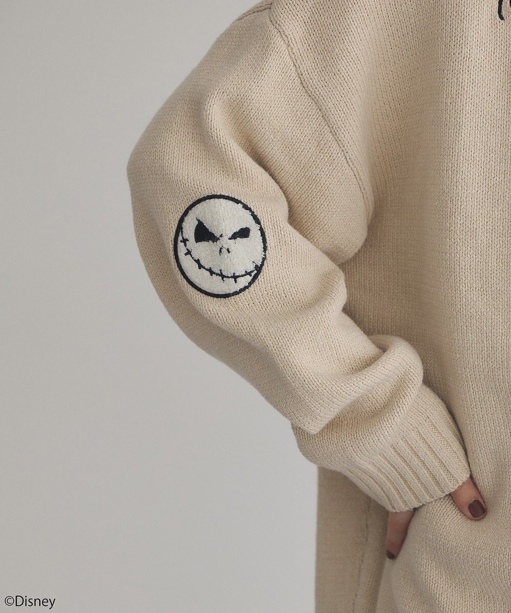 earth music&ecology ナイトメア／ダブルジップニットカーディガン 