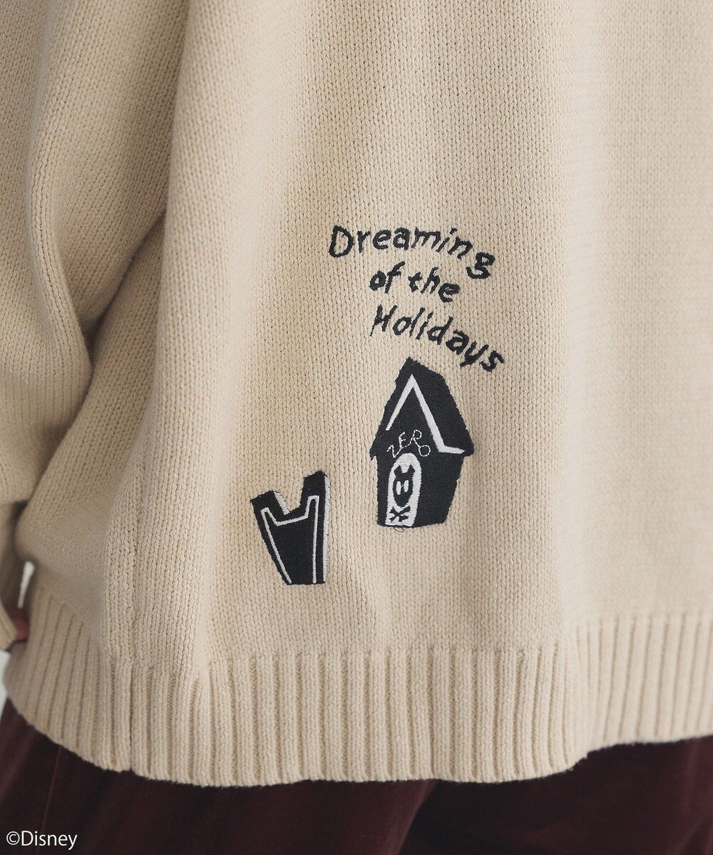 earth music&ecology ナイトメア／ダブルジップニットカーディガン 