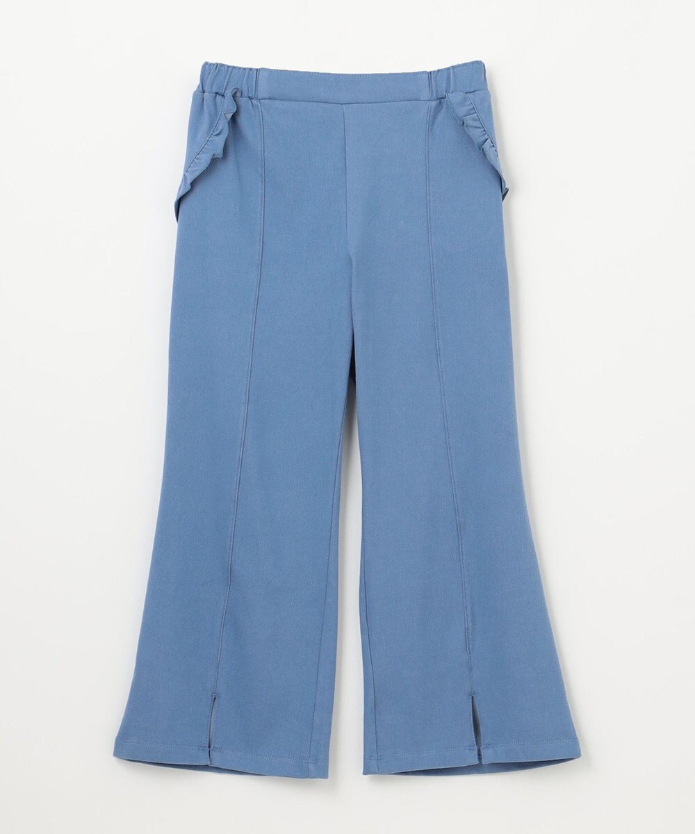 組曲 KIDS 【150-160㎝】フレアーデニムニット パンツ 