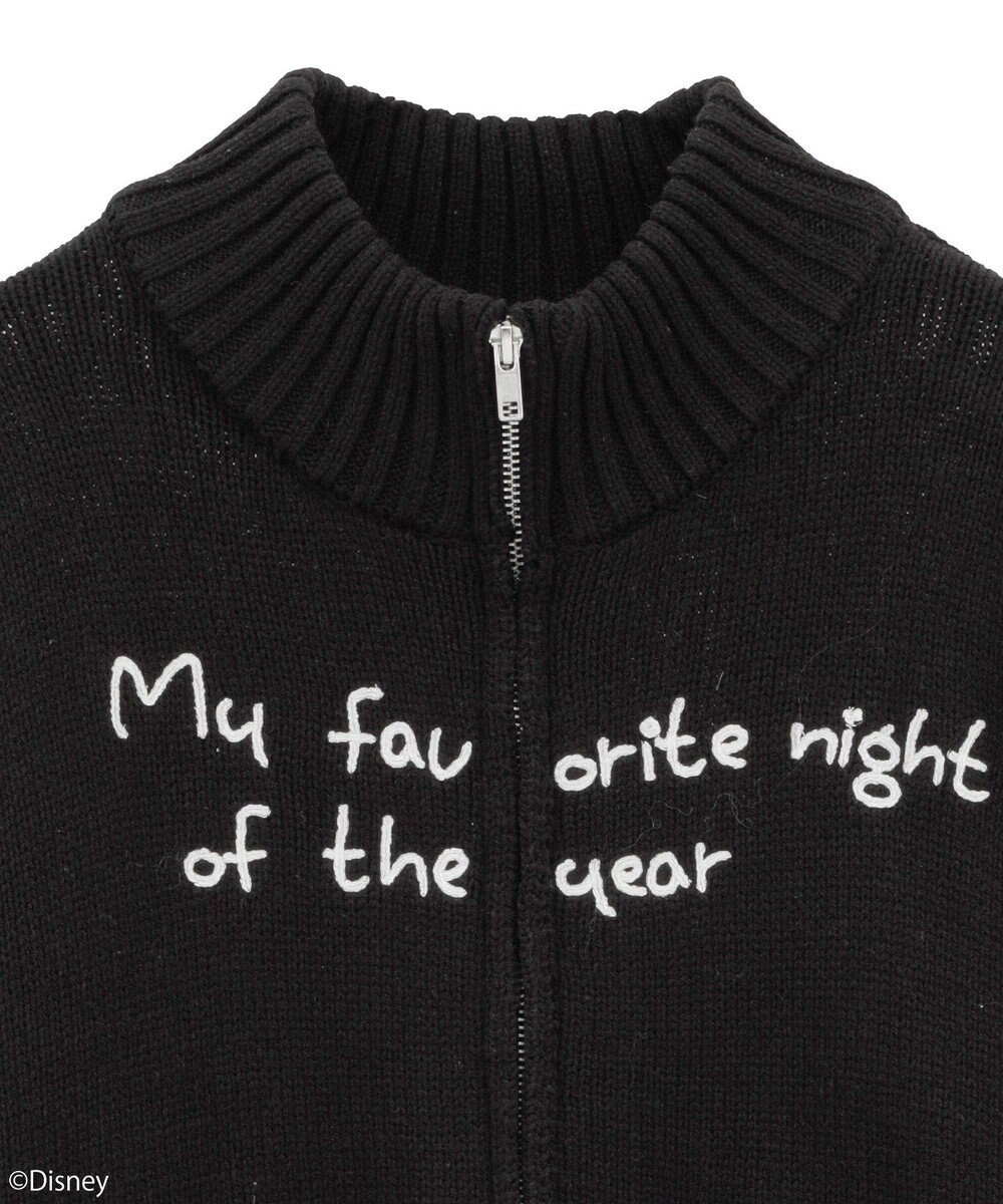 earth music&ecology ナイトメア／ダブルジップニットカーディガン 