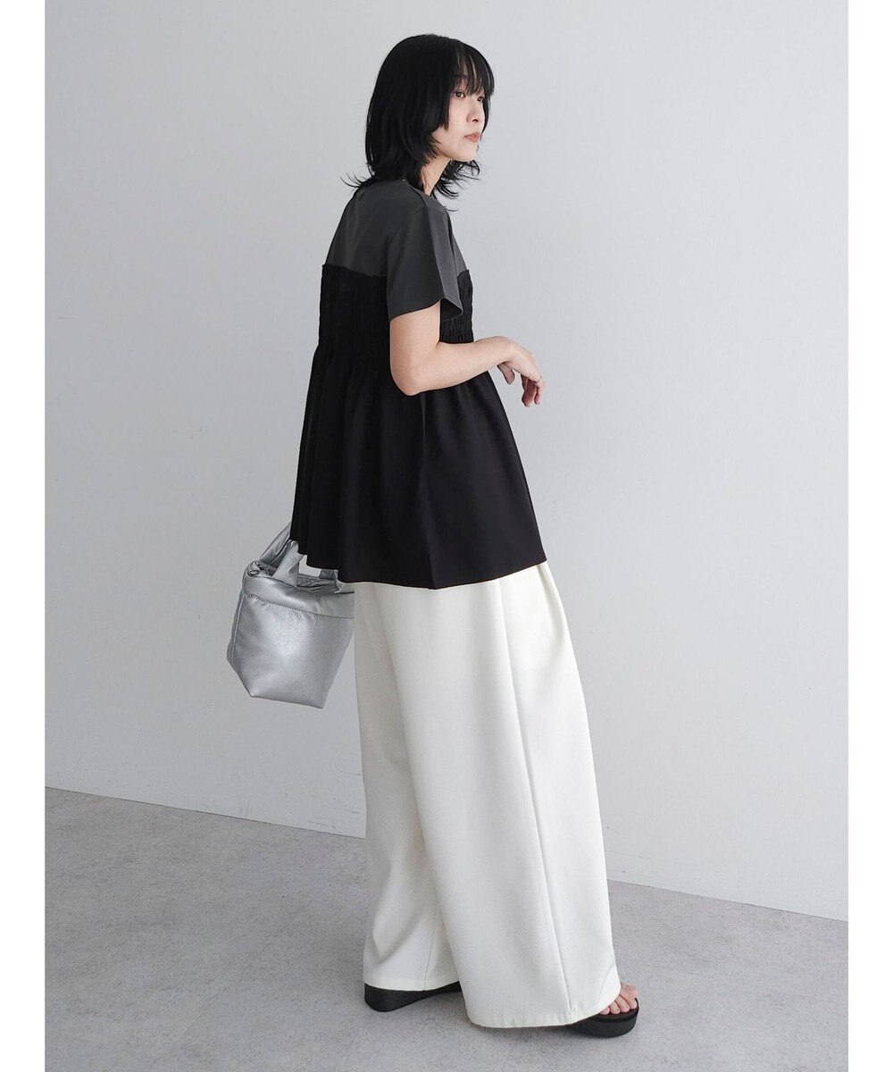 Green Parks シャーリングサテンドッキングプルオーバー 