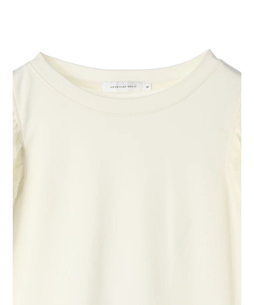 AMERICAN HOLIC ジャガードスリーブカットプルオーバー 