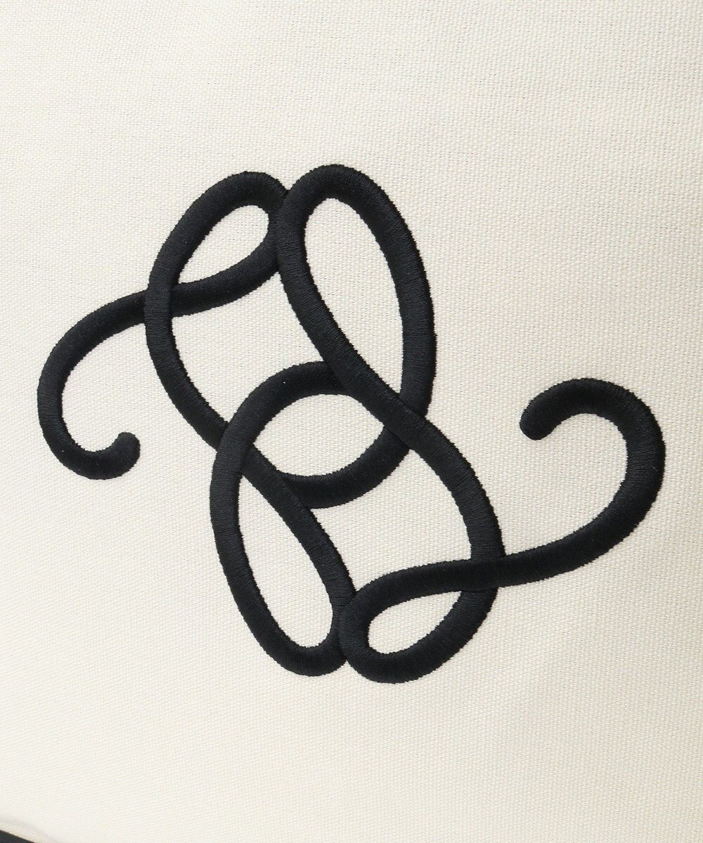 Maison de FLEUR フリルハンドル帆布キャリーオンバッグ 