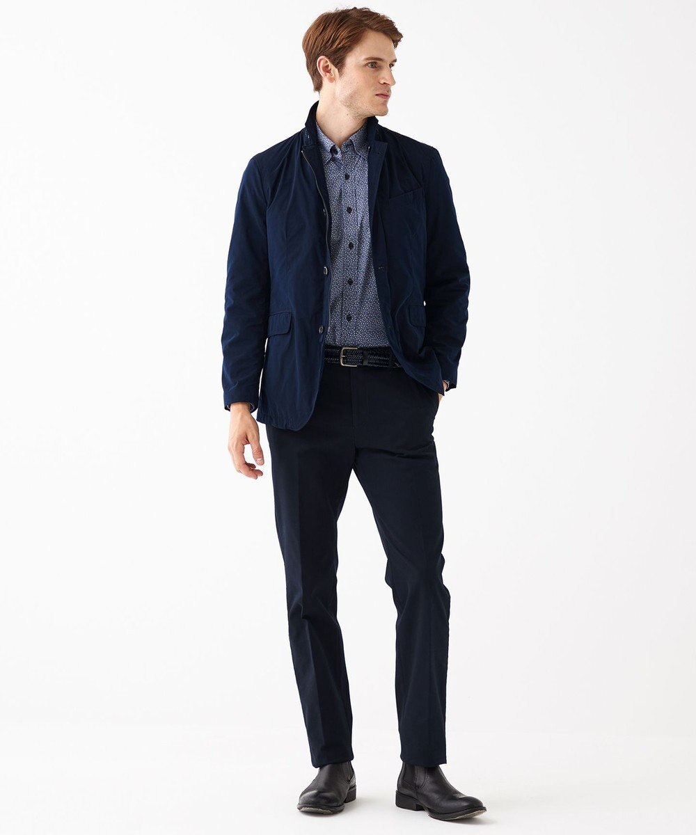 JOSEPH ABBOUD 【キングサイズ】コンパクトジャージープリント シャツ 