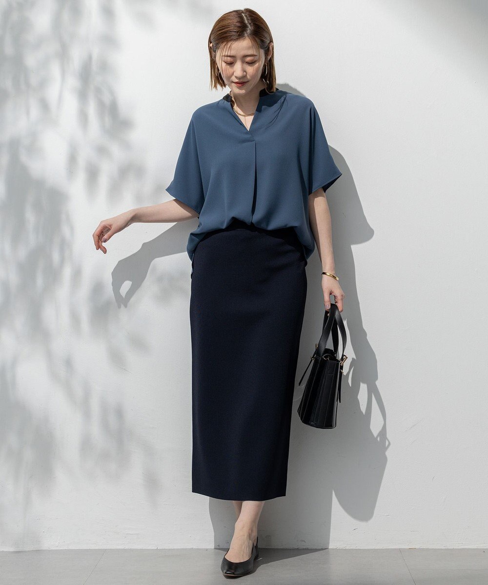 23区 S 【WEB&一部店舗限定/洗える】レーヨンポリエステルストレッチ タイト スカート 