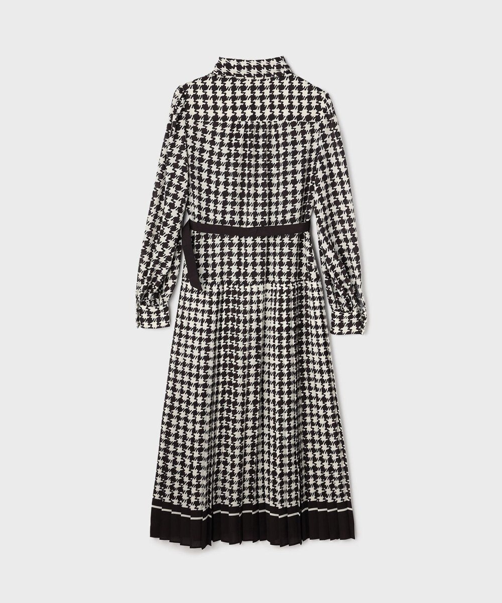 GRACE CONTINENTAL バイカラーチェックプリントワンピース 