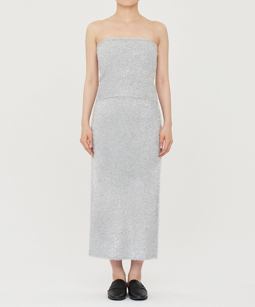 uncrave ラメ シャギー ニット バンドゥ（uncrave STANDARD） 