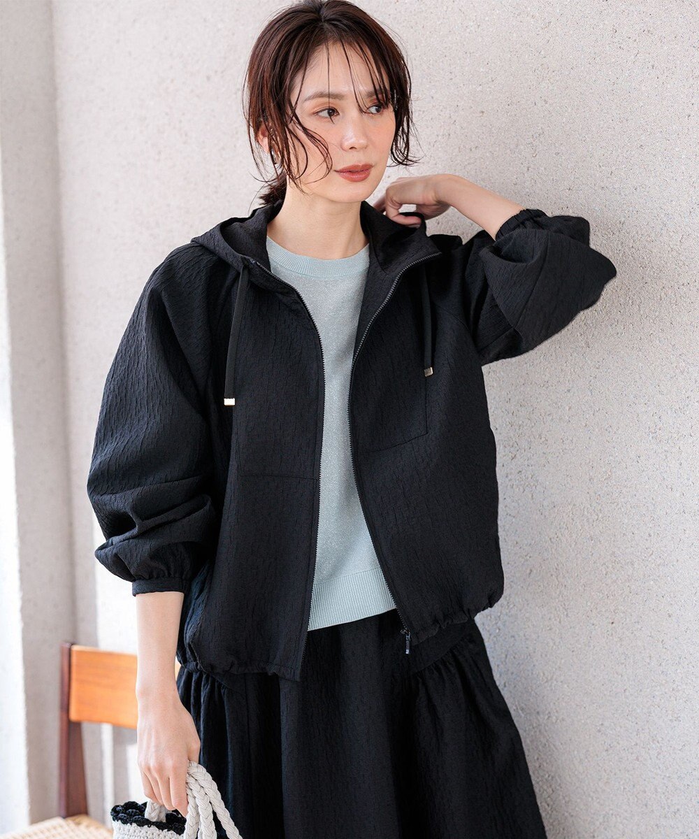 組曲 L シアージャカード ブルゾン 