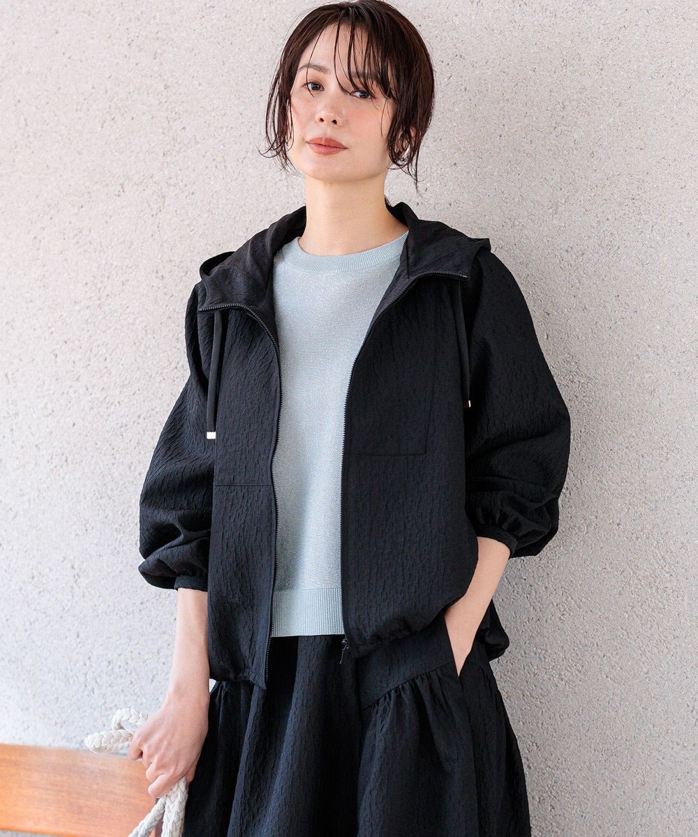 組曲 L シアージャカード ブルゾン 