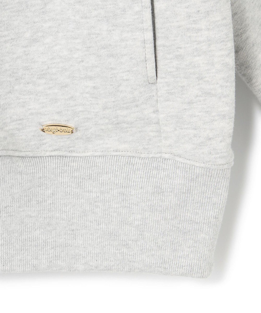 23区 【VERY3月号掲載/洗える】コットンテリー ジップアップ フーディー 