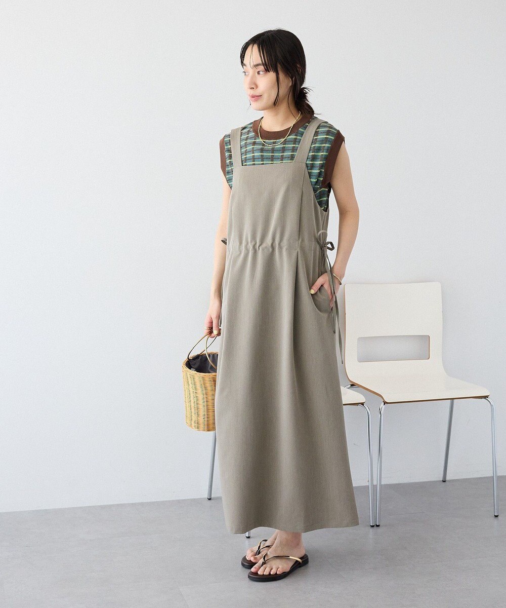 CRAFT STANDARD BOUTIQUE サイドギャザージャンパースカ－ト 