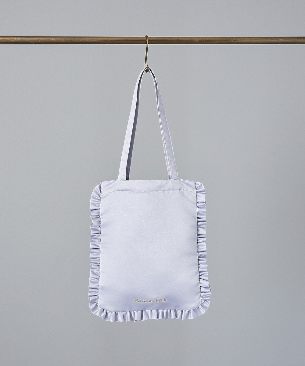 Maison de FLEUR EC限定フリルサテントートバッグ 