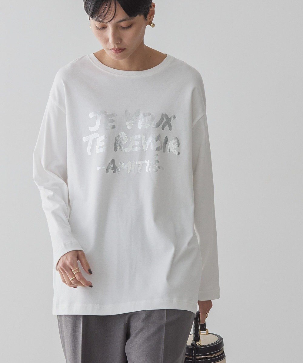 AMERICAN HOLIC ＡＭＩＴＥ’　箔プリントカットプルオーバー 