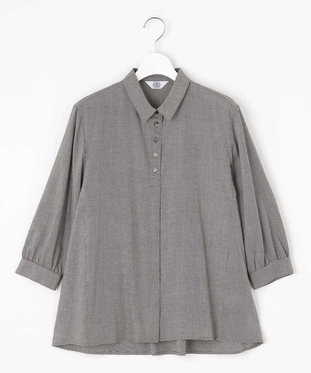 J.PRESS LADIES L 【洗える】ウォッシャブルキュプラツイル シャツ 