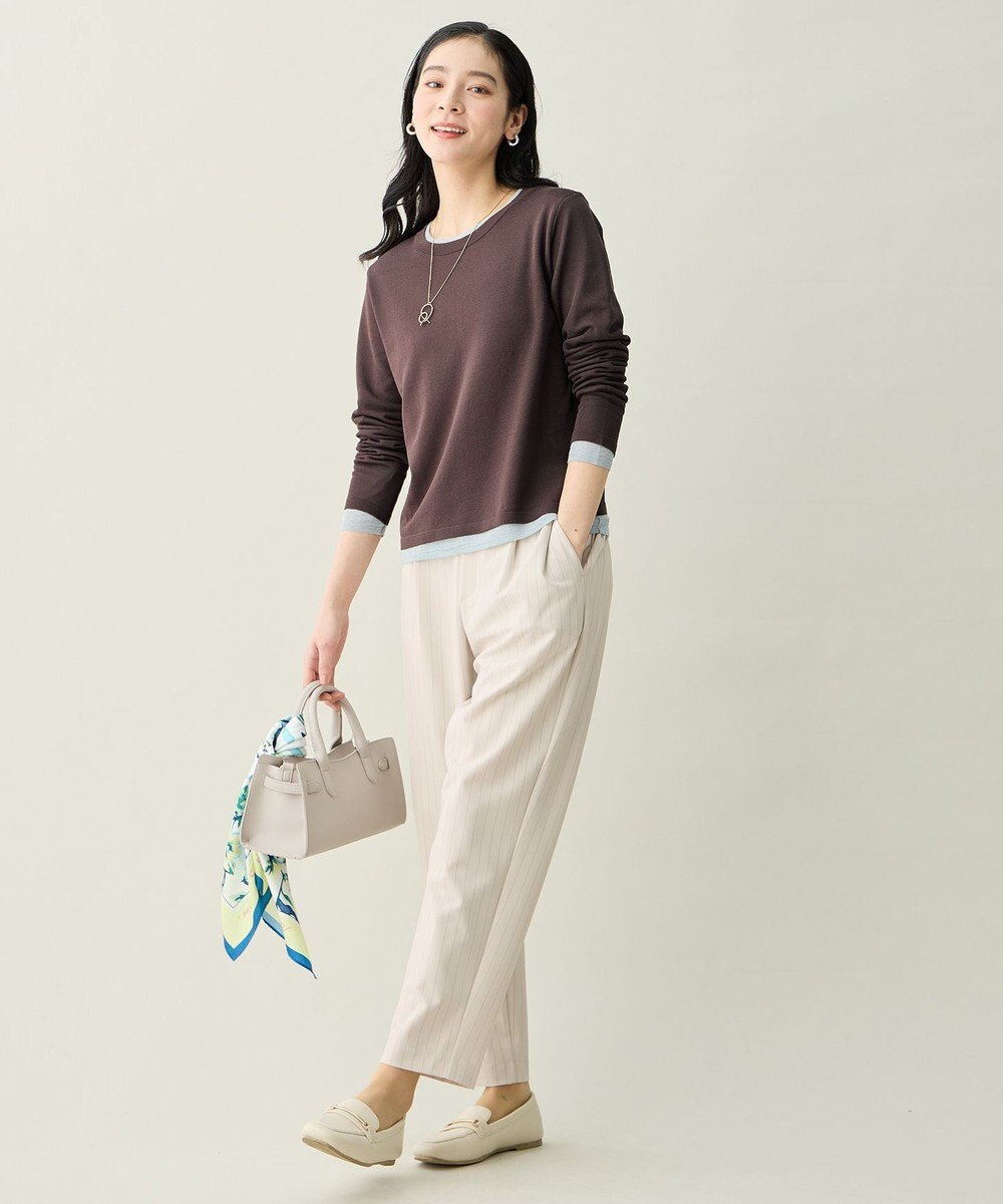 ANY フラワーモチーフスカーフ 