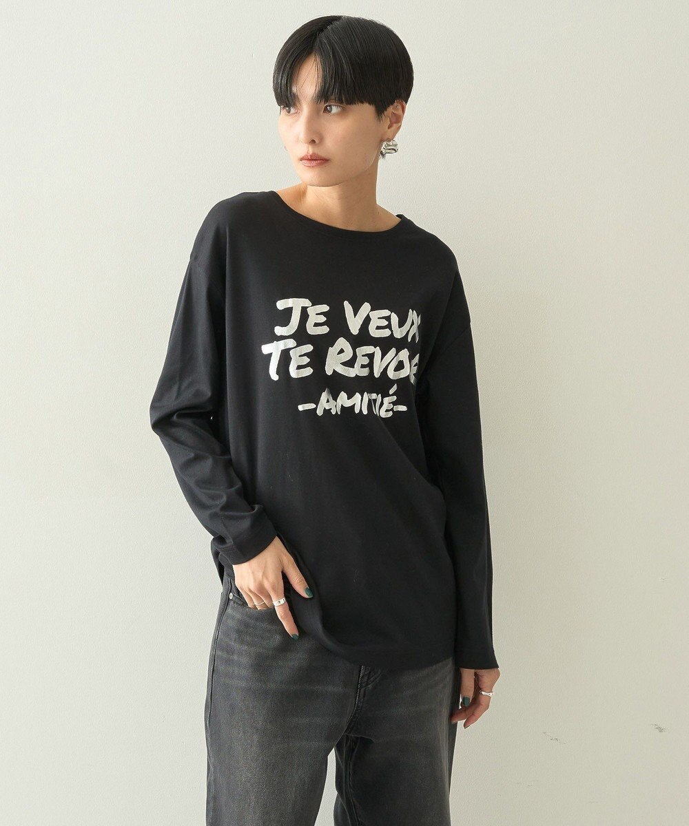 AMERICAN HOLIC ＡＭＩＴＥ’　箔プリントカットプルオーバー 