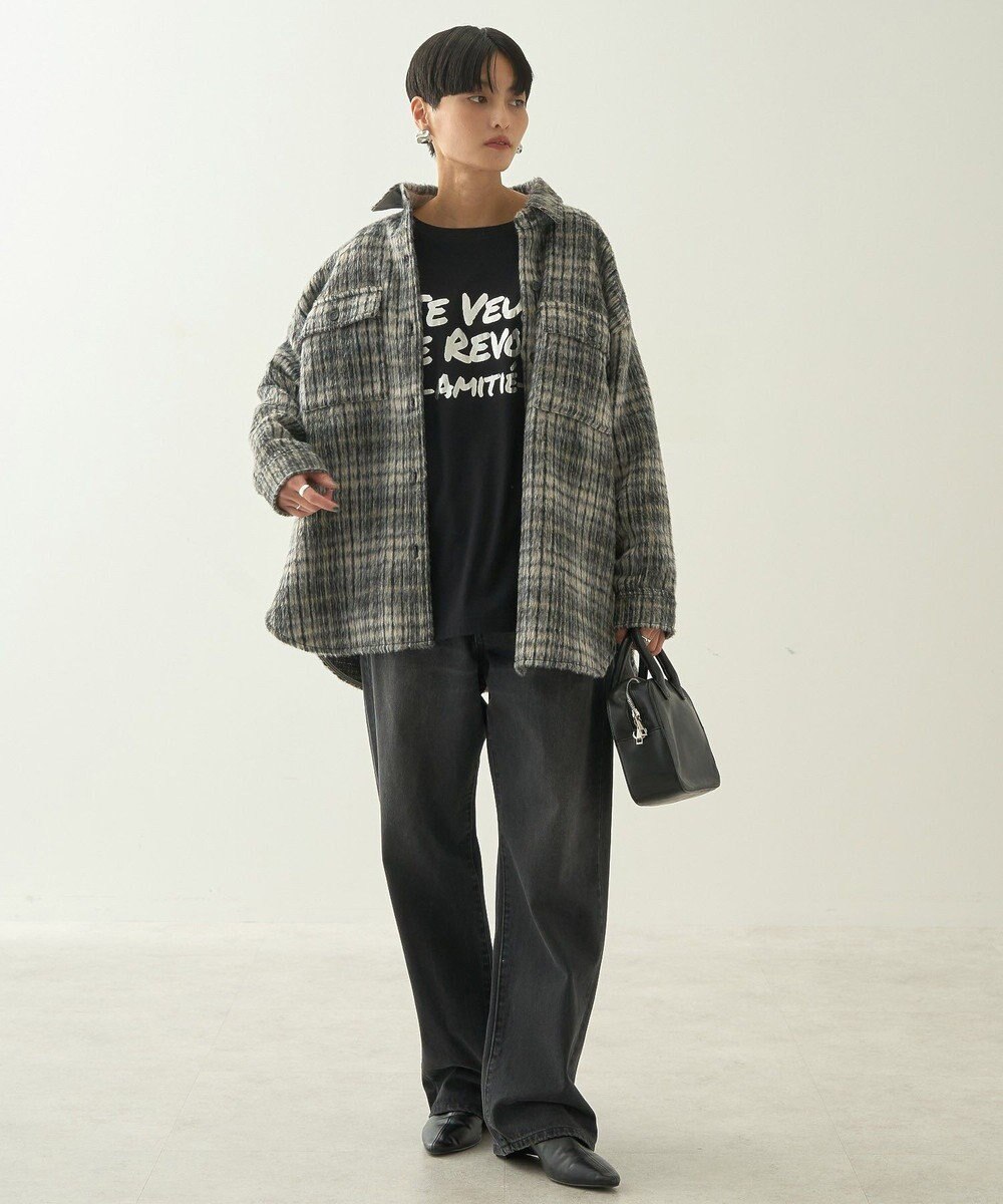 AMERICAN HOLIC ＡＭＩＴＥ’　箔プリントカットプルオーバー 