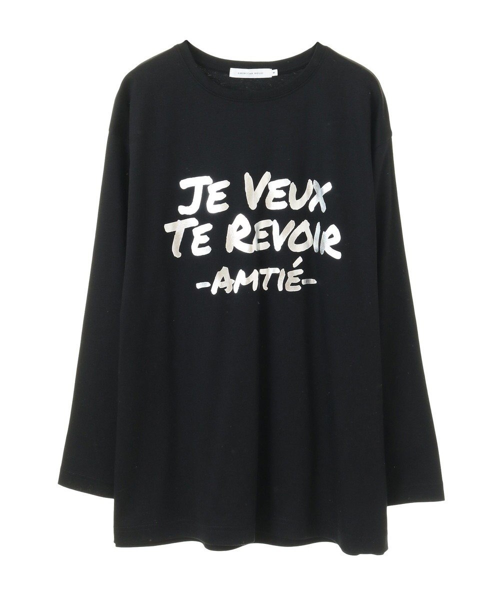 AMERICAN HOLIC ＡＭＩＴＥ’　箔プリントカットプルオーバー 