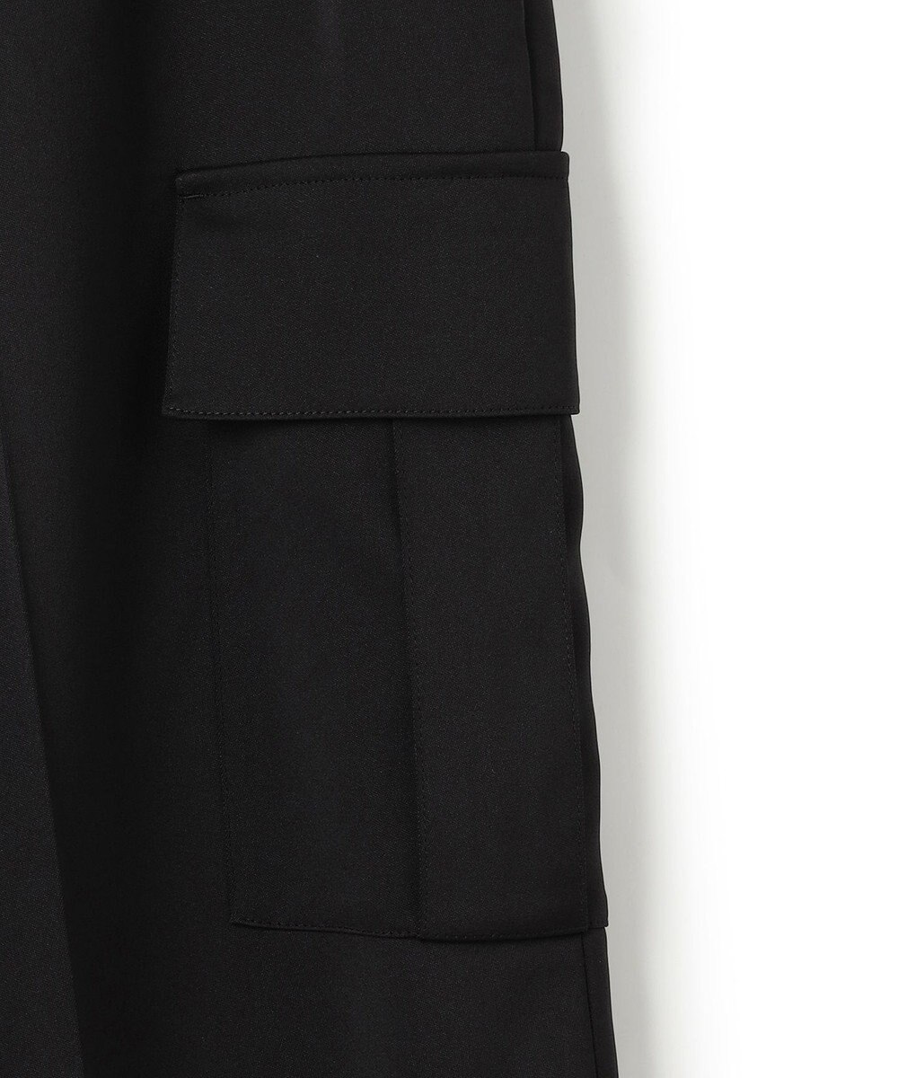 ICB L 【スマートバック仕様・洗える】ストレッチダブルサテン カーゴパンツ 