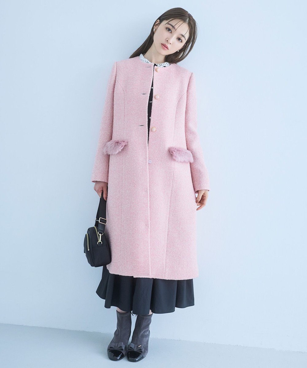 TOCCA 【消臭】SNOWBERRY POCKET TWEED コート 