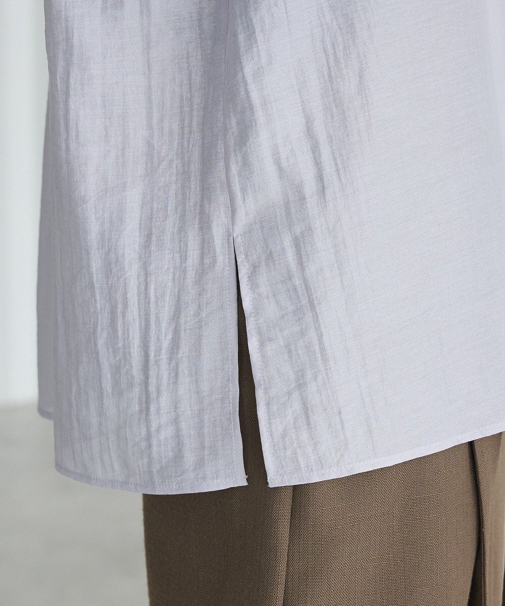 CRAFT STANDARD BOUTIQUE シアーオープンカラーシャツ 