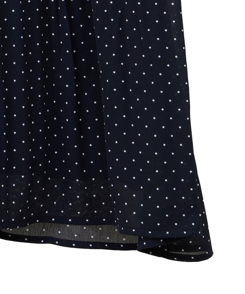 earth music&ecology マジョリカプリーツ半袖ブラウス 