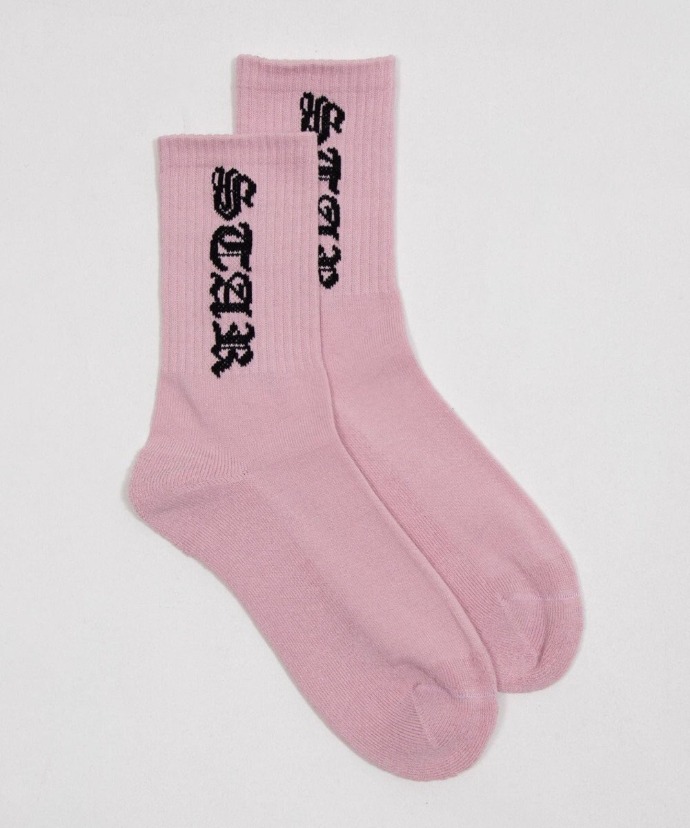 WEGO オールドイングリッシュロゴリブソックス 