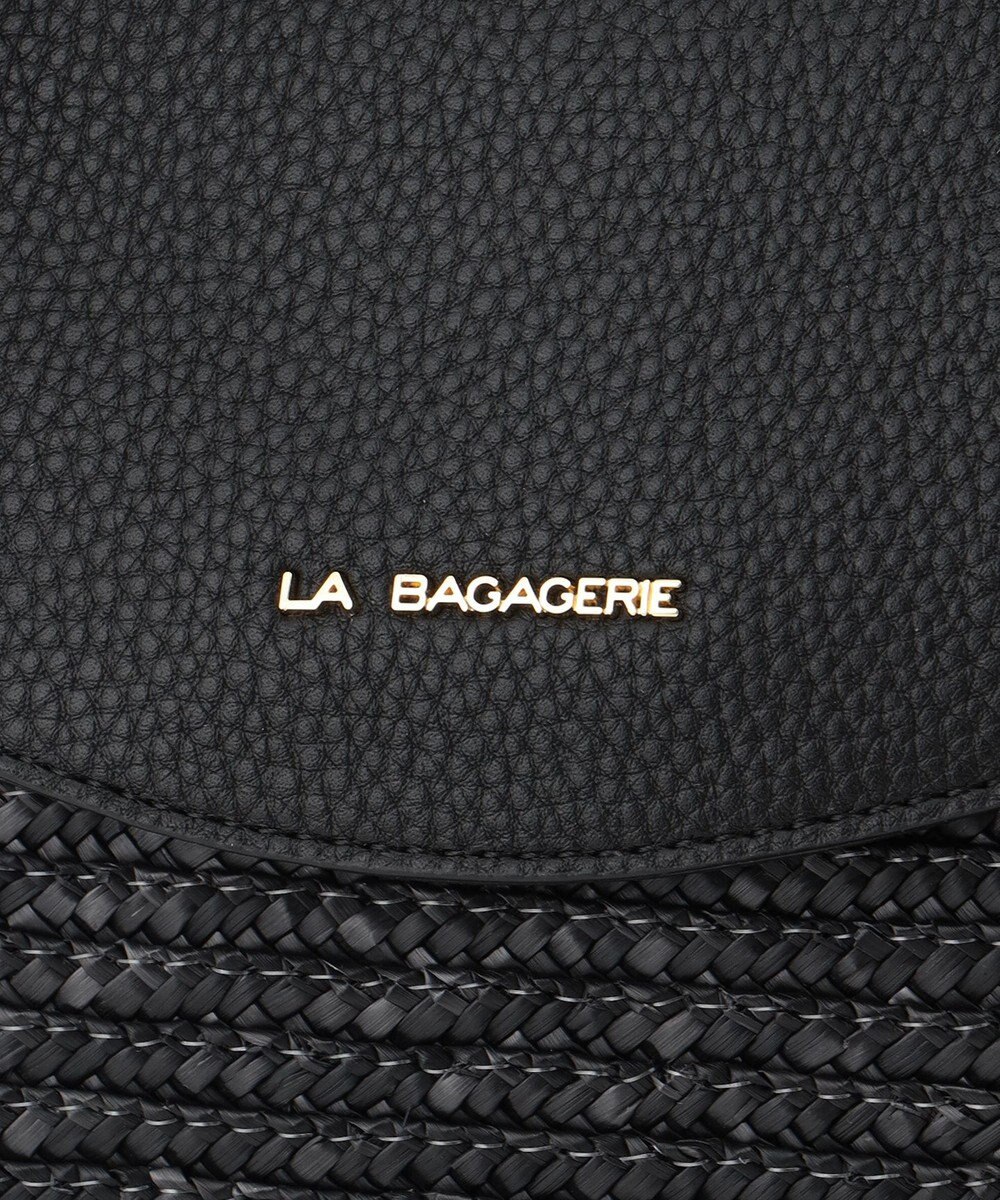 LA BAGAGERIE フラップ2WAYかごトートバッグ 
