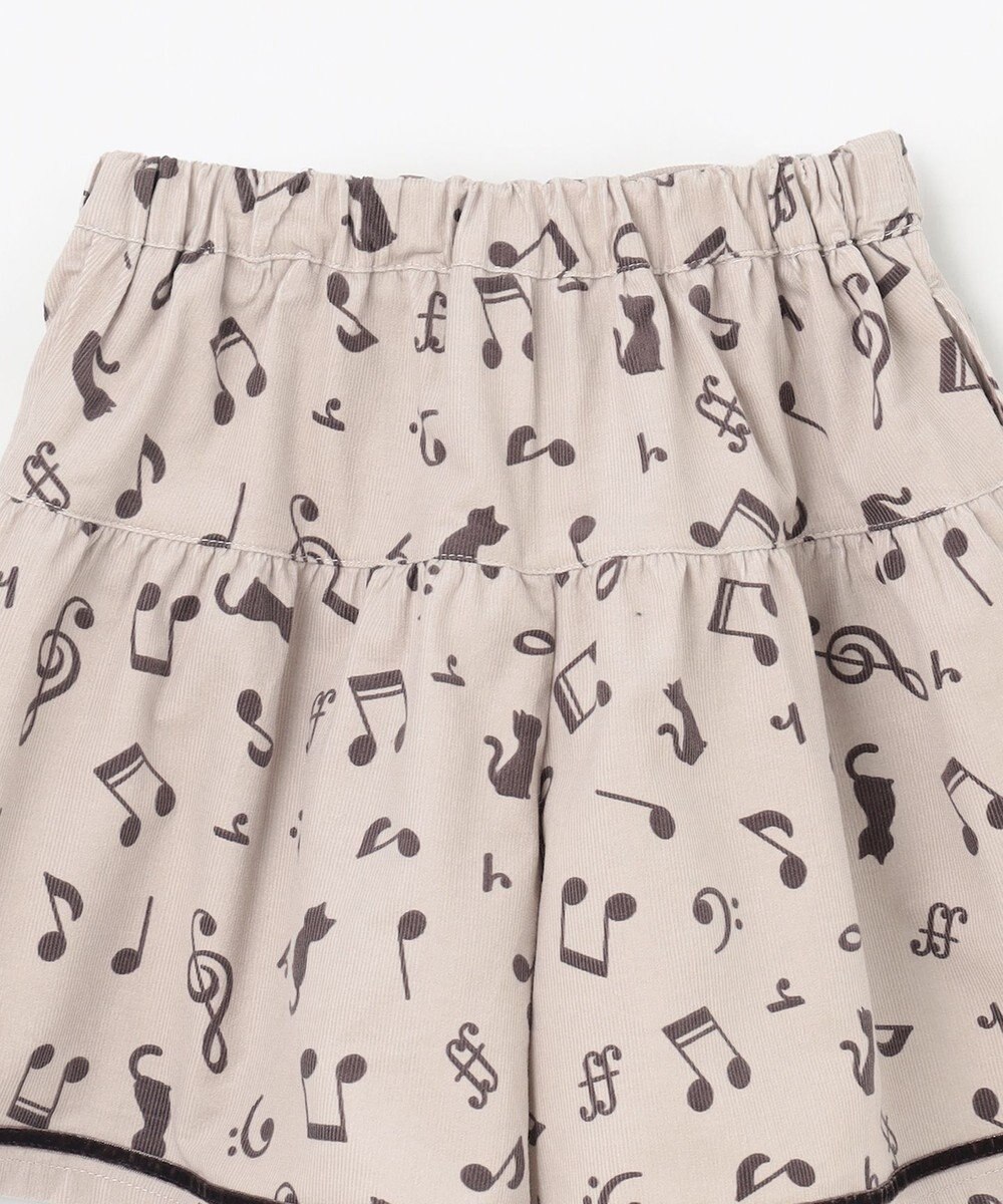 ANY KIDS 音符総柄キュロット 