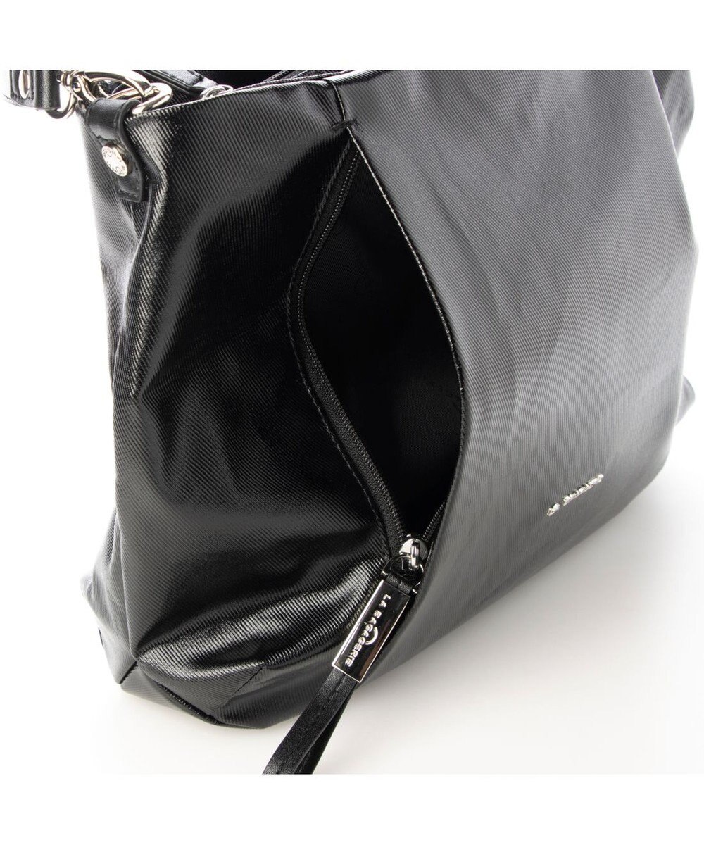 LA BAGAGERIE コーティングキャンバス ショルダーバッグ 