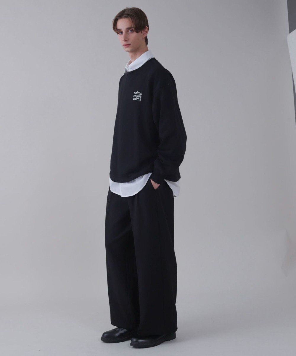 WEGO 【ユニセックス着用ITEM】ショートドロストワンポイント刺繍プルオーバー 