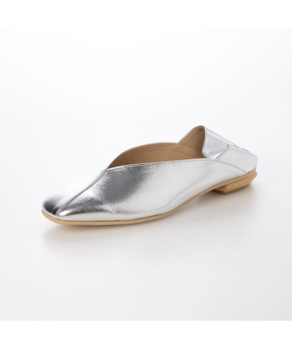 MODE ET JACOMO <carino>スクエアトゥフラットパンプス 