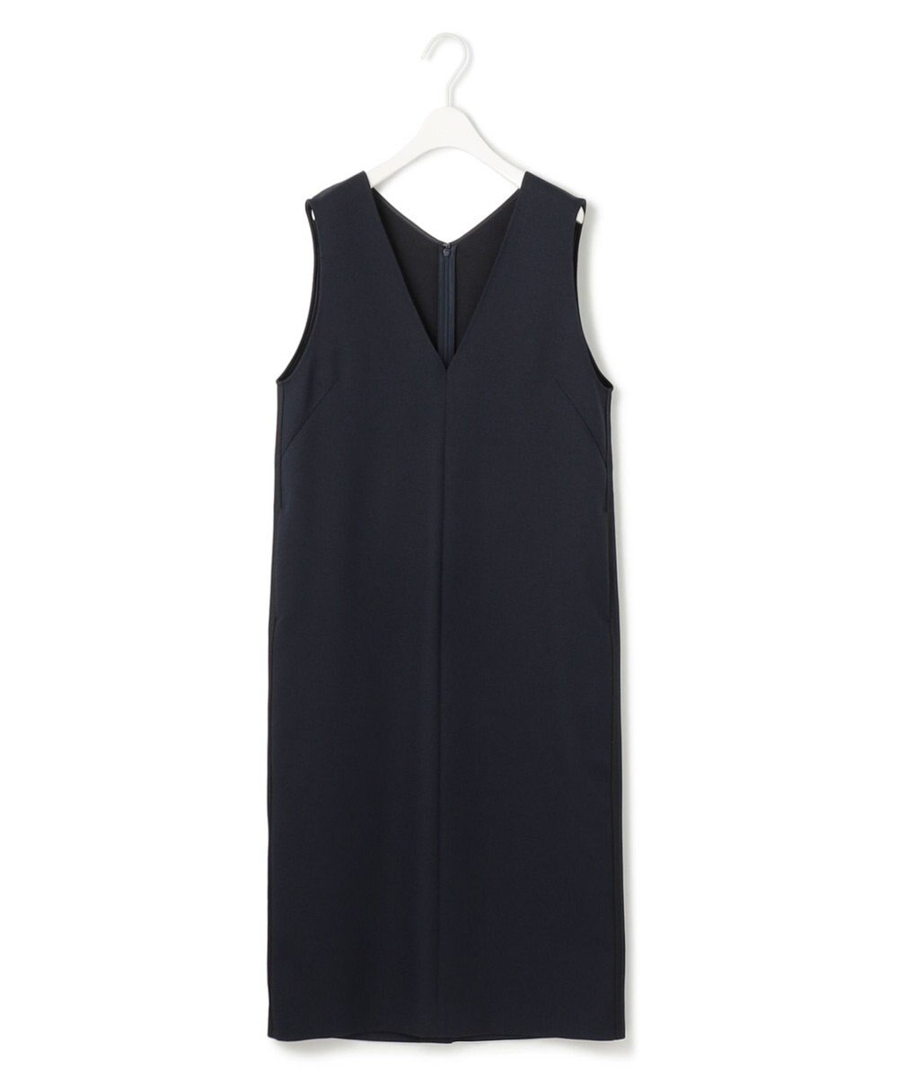 ICB L 【洗える】 ダブルフェイスクレープ ジャンパースカート 