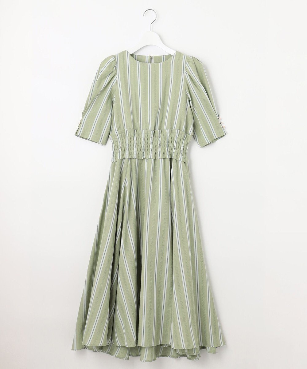 洗える ドビーストライプウエストシャーリング ワンピース Feroux ファッション通販 公式通販 オンワード クローゼット