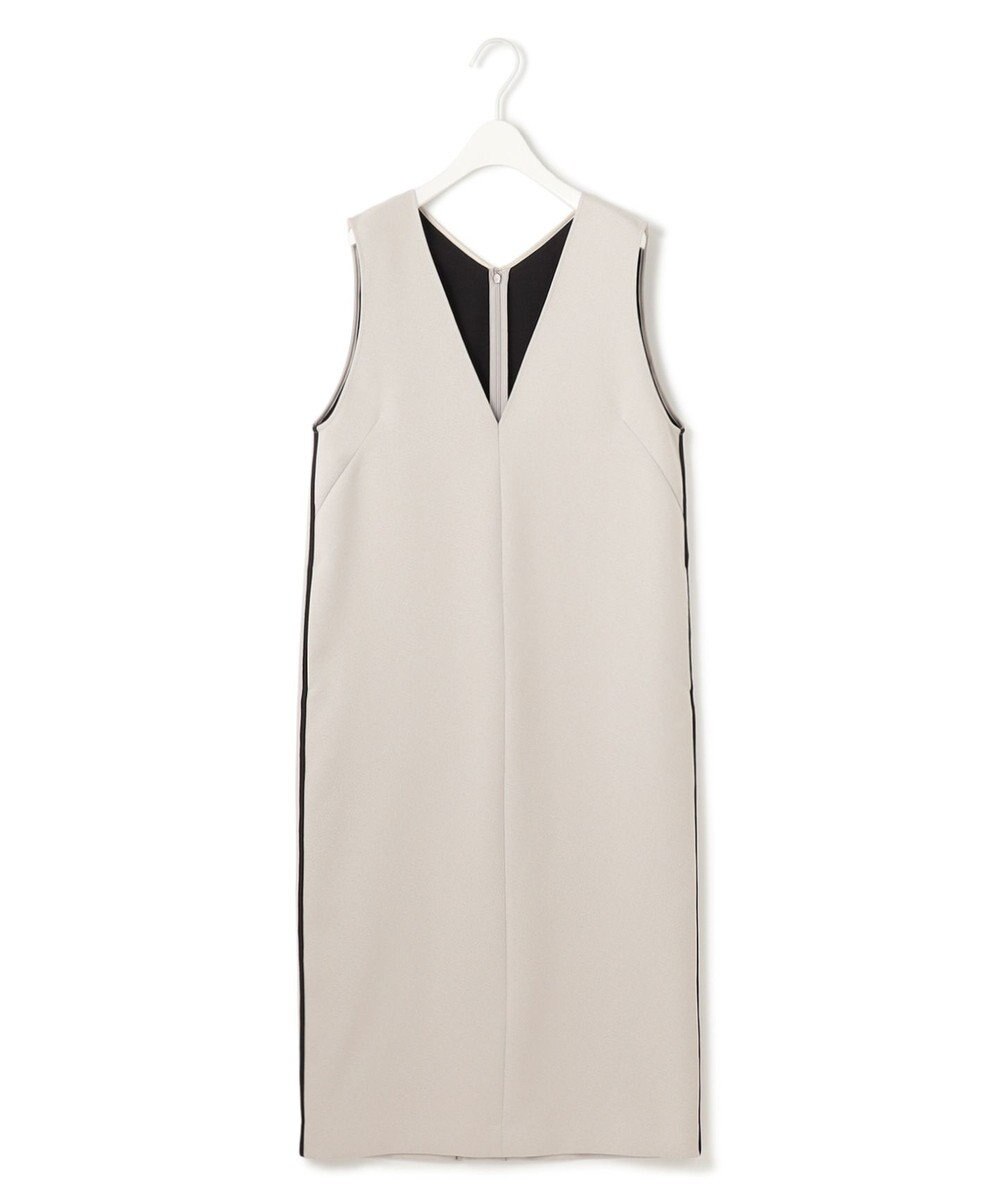 ICB L 【洗える】 ダブルフェイスクレープ ジャンパースカート 