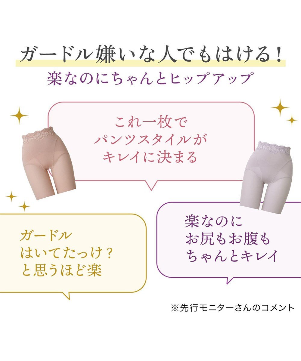 BRADELIS New York 【BRADELIS NewYork peace】ハイブリッドシェイプアップヘムガードル23 ソフトな履き心地でしっかり補正 