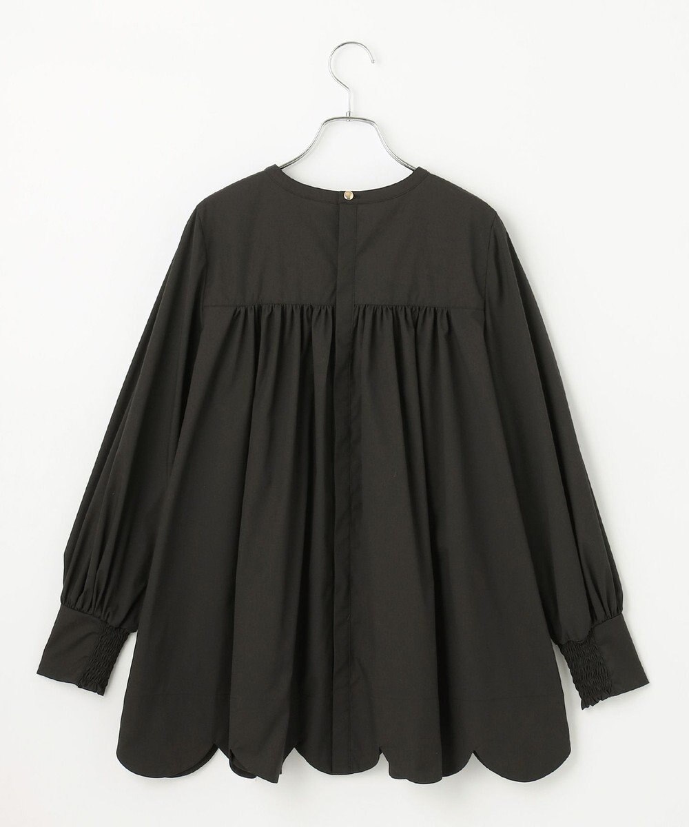 #Newans 【ANSWER for 神戸エレガンス】スカラップヘムチュニックブラウス 