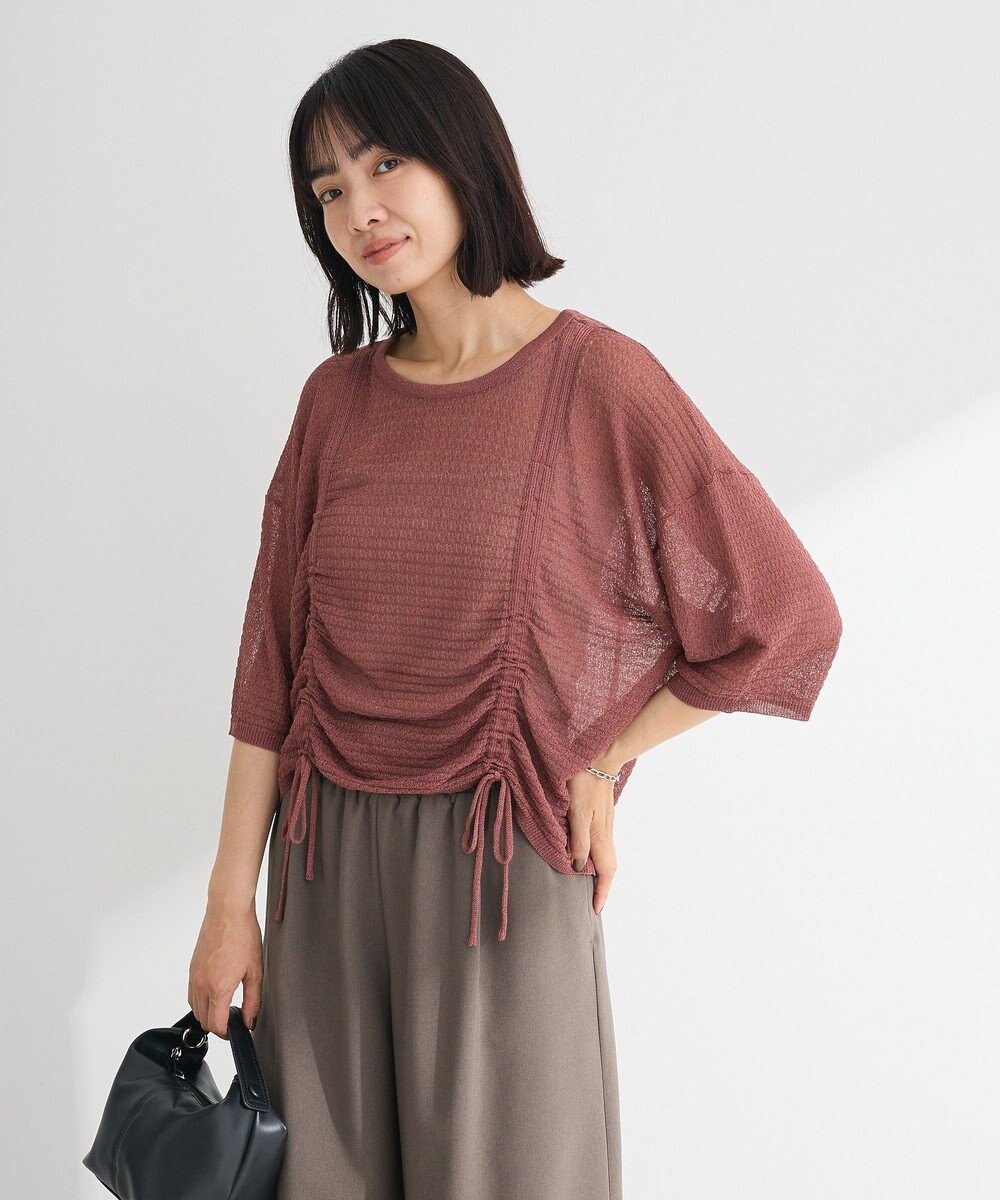 Green Parks ・ＥＬＥＮＣＡＲＥ　ＤＵＥ　シャーリングシアーニット 